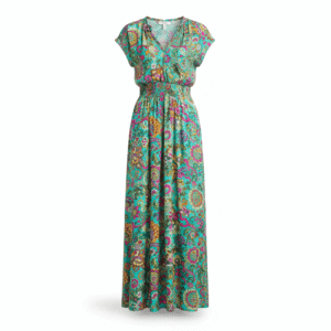 FlowMist Maxi Dress